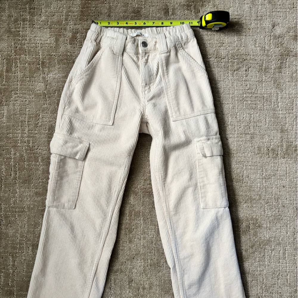 PacSun Light Cream Corduroy Pants